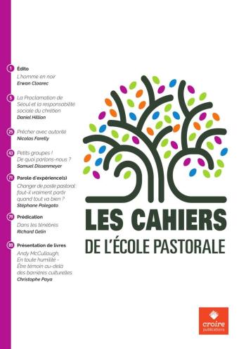 Les Cahiers De L'Ecole Pastorale