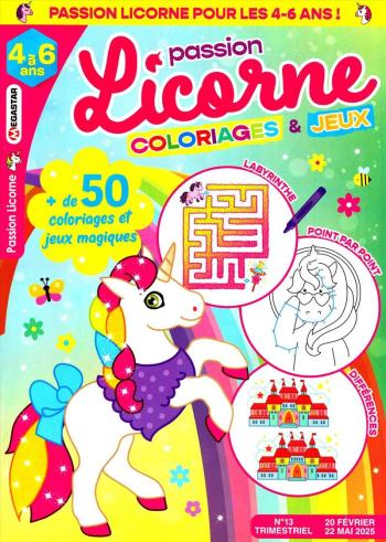 Passion licorne Coloriages et jeux