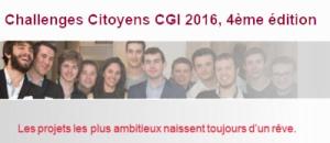 Appel à projet étudiant : CGI lance la 4ème édition de ses Challenges Citoyens !