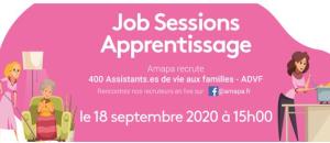 Amapa recrute 400 apprentis.es pour les former  au métier d'avenir d'Assistant.e de vie aux familles