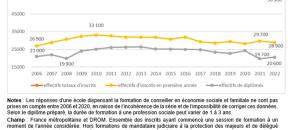 Quid de la dynamique des  formations aux professions sociales en 2022 ?