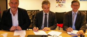 L'Ecole des Hautes Etudes en Santé Publique, l'Université de Technologie de Compiègne (Oise) et l'Agence Régionale de Santé Pays de la Loire signent un accord de partenariat