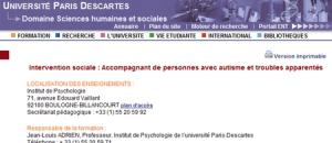 Université Paris Descartes: licence professionnelle inédite